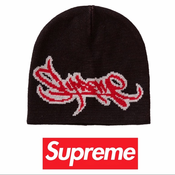 supreme beanie black brand new great for a gift or Christmas